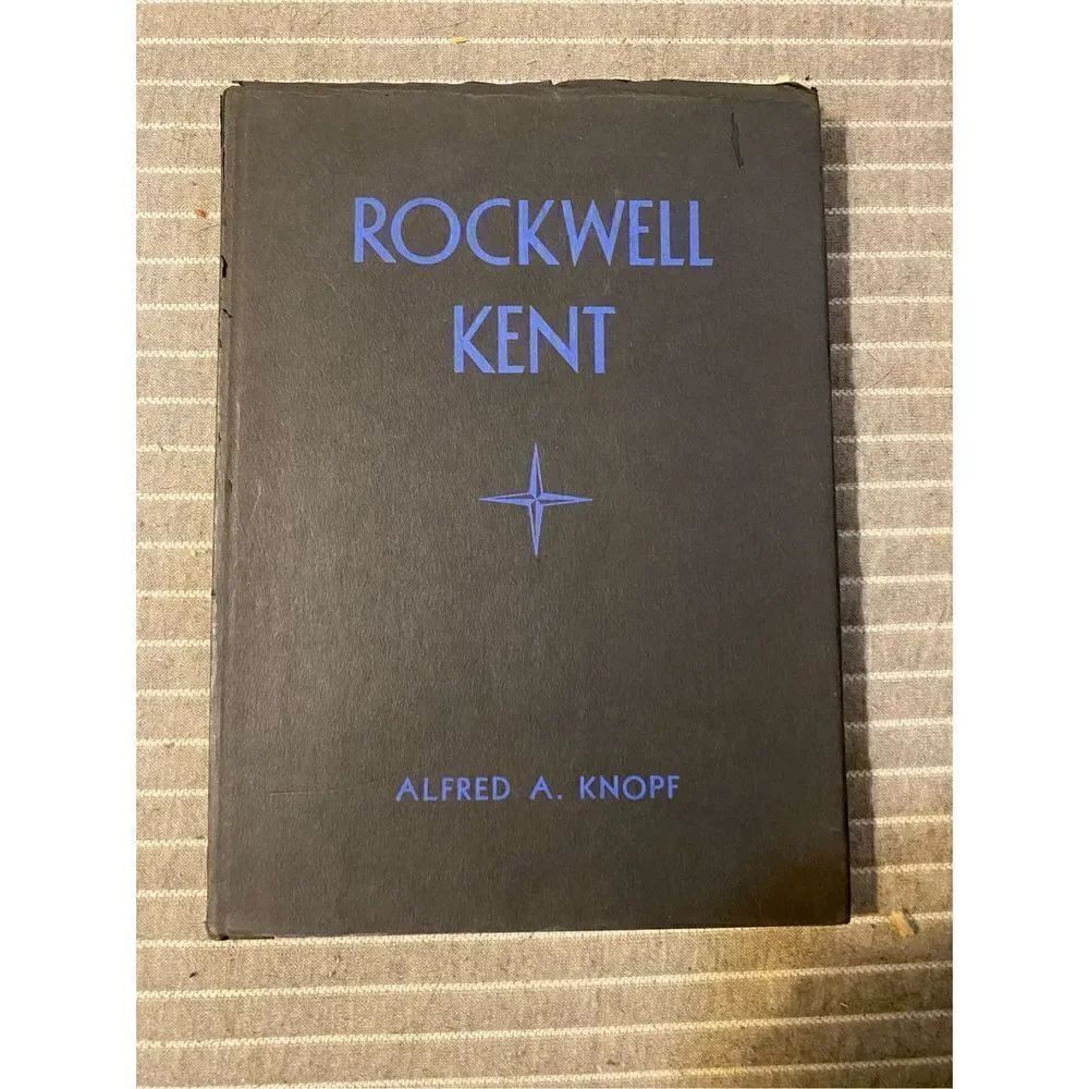 Vintage hardcover Rockwell Kent by Alfred A Knopf